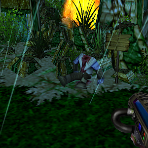A little Unreal/Quake/DN(3d/F)/SeriSam/Halo/etc Inspired First Person WC3 Shooter Screenshot Mockup - Headless Corpse
