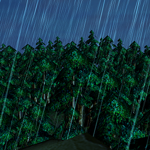 A little Unreal/Quake/DN(3d/F)/SeriSam/Halo/etc Inspired First Person WC3 Shooter Screenshot Mockup - View from Bottom Forest, no gun