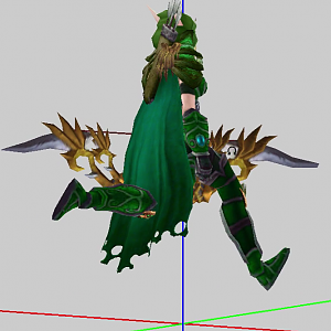 Alleria Model Animation Progress 1