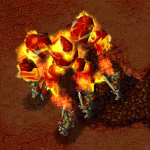 Magma Golem Attack