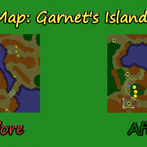 Garnet's Islands: Before and After
