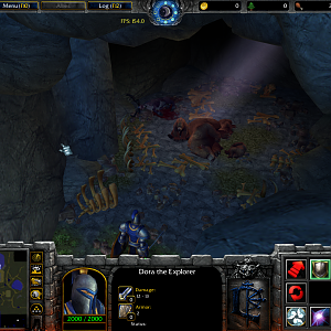 Inside bear cave