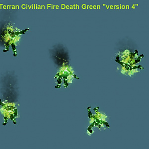 Colonist Male Death Fire Green Version 4