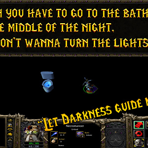Let darkness guide me!