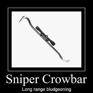 sniper crowbar
