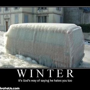 god hates us winter demotivational poster