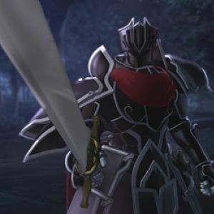 The Black Dragon Knight. The Dragon Knight can blend in with his surroundings at night. Because of that, he is only noticed when light hits him or he