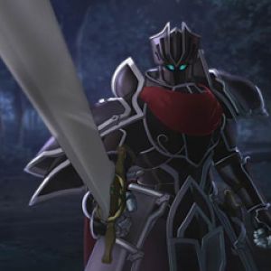 The Black Dragon Knight can blend in with his surroundings at night. Because of that, he is only noticed when light hits him or he takes action. Nobod