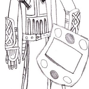 Greymare from the Legacy of the Damned Roleplay.(Uncolored)