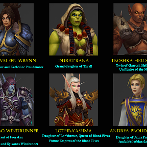 Game Characters - Protagonists #1 [Alternate Reality]