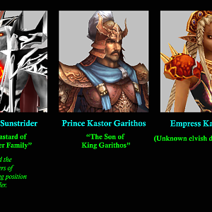 Game Characters Sheet #4 [Altered Universe]