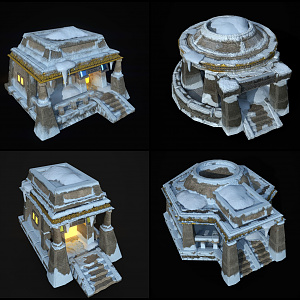 Dwarf Buildings Pack - Snow Version