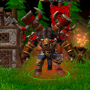 Tauren bare handed