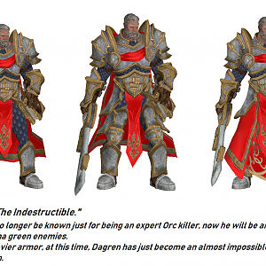 New Dagren- Our even more armored hero.