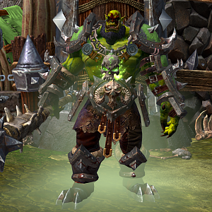Hurkan Skullsplinter owns The Skull of Gul'dan
