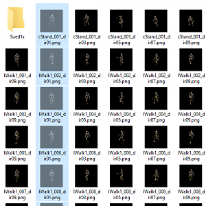 Gothic1_SpriteSheet_SkeletonScout (Gothic RTS)