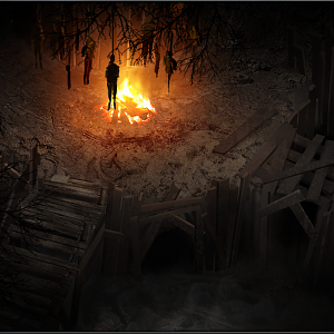 Concept art I made for Flickering Light