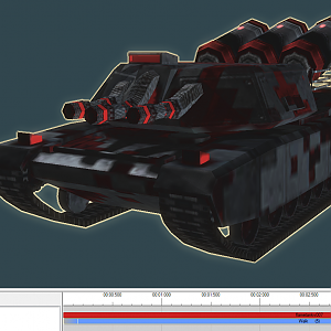 Flame tank v7 (first ever animated tank tracks)