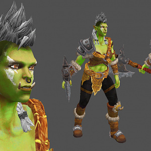 Work in progress - Female grunt