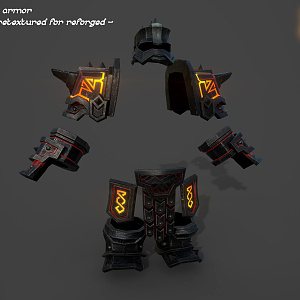 Dark Iron Armor (repurposed and retextured for Reforged)