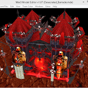 Desecrated Baracks