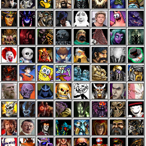 Crazy F Battle 1.4 - Characters