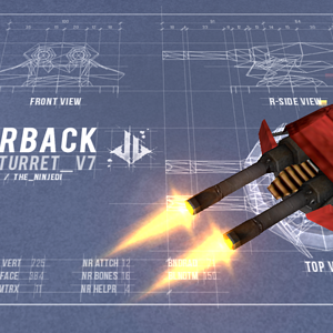 3D Model on Blueprint Presentation Combo!