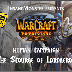 Warcraft 3 Re-Reforged Human Campaign Under Construction Logo Bordered