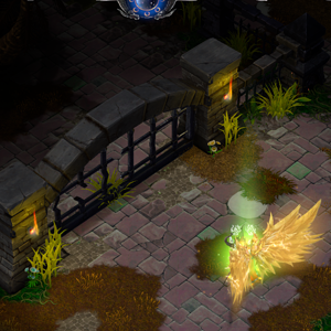 Haunted Monastery Entrance