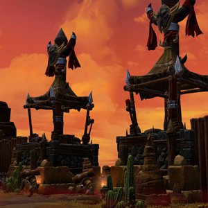WoW Zone Terrain: The Great Gate of Mulgore
