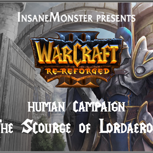 Warcraft 3 Re-Reforged Human Campaign Logo Bordered