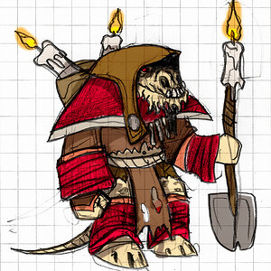 Kobold Geomancer concept