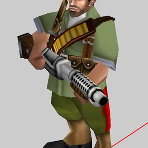 Shotgun guy with test texture
