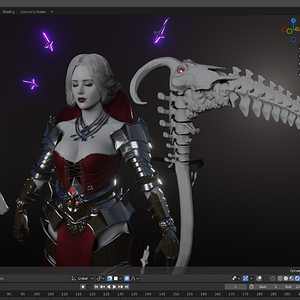 Female Lich WIP 01