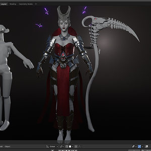 Female Lich WIP 06