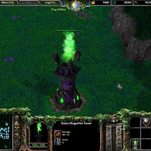 Warcraft 3 Reforged Green Dragonfire Tower Custom Model
