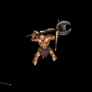 2H Axe Animation