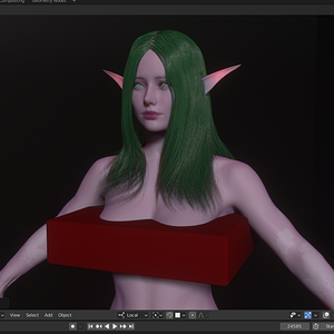 Female Base Model(Elf Shader)