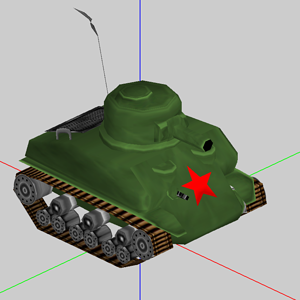 Sherman with Soviet vehicles textures