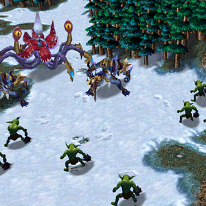 Goblins fighting Dragonfolks & Overseers of Venuxia