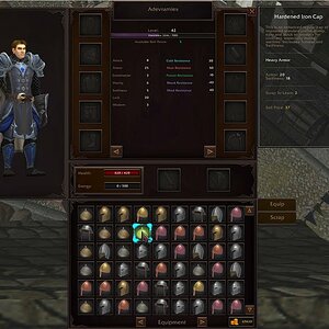 Acolyte of Life - Inventory system and UI showcase - (Warcraft III SD)