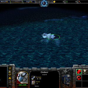 Swimming Owlbear