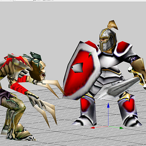 Footman vs ghoul - 1st frame