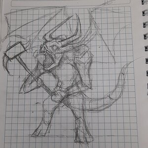 Demon Taskmaster Sketch