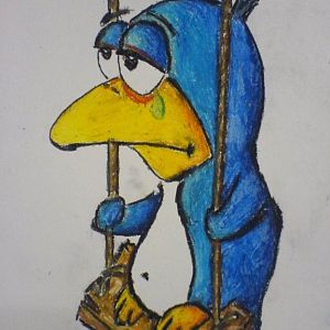 a sad pingu!