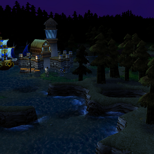 Naval Port Somewhere in the coast of Lordaeron