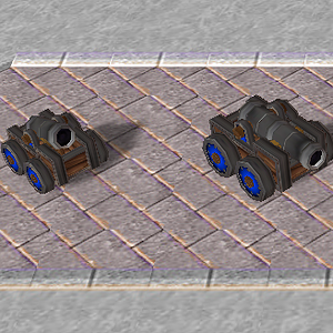 bombard and cannon