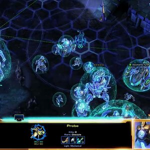 Lets play sc2 p22 ''Blue Zerg Fire Deaths For Protoss Damage Is OP And I Suck''