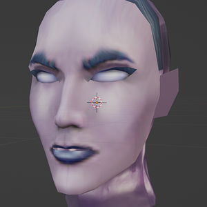 Female face mesh