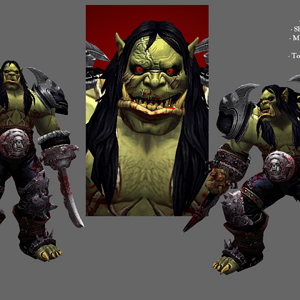 Kargath Bladefist is a happy orc